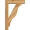 Ekena Millwork Funston Block Rough Sawn Bracket w/ Offset Brace, Western Red Cedar, 6"W x 24"D x 36"H BKT0604X24X36FST05RWR - alternate 4